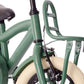 Bicicleta copii, roti ajutatoare, roti 14 inch, scaun reglabil, cadru otel, frane V-Brake, suport fata, jante aluminiu, verde