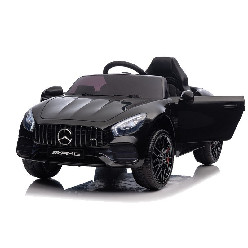 Masinuta electrica pentru copii, Mercedes Benz AMG GT, 2x20W, MP3, USB/SD, suspensie, maxim 35 kg, 12V, negru