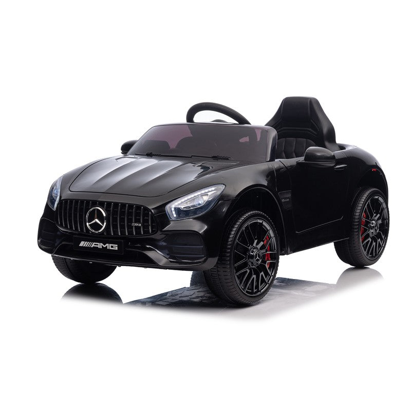 Masinuta electrica pentru copii, Mercedes Benz AMG GT, 2x20W, MP3, USB/SD, suspensie, maxim 35 kg, 12V, negru